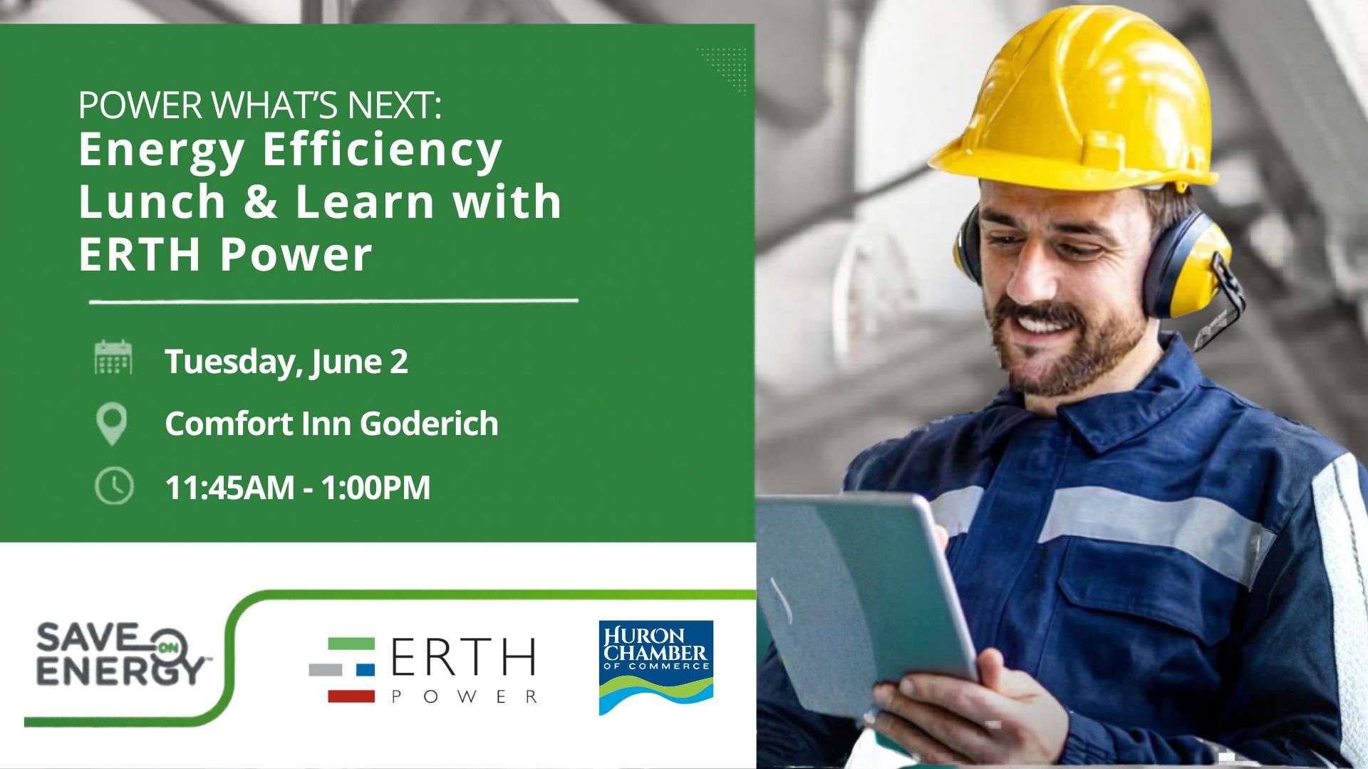 POWER WHAT’S NEXT: Energy Efficiency Lunch & Learn with ERTH Power ...